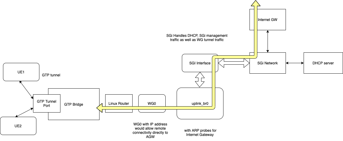 WireGuard datapath in NonNAT setup