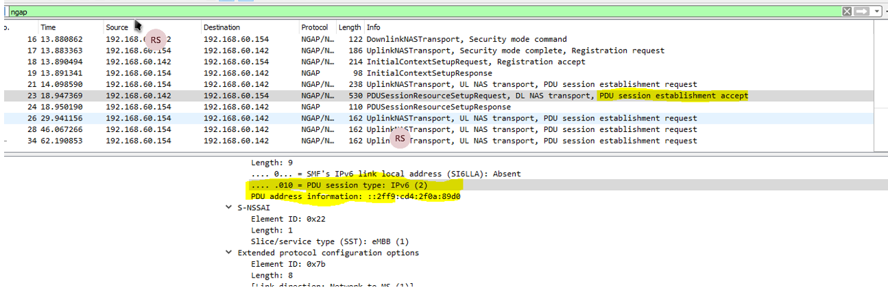 Allocation of IPv6 address